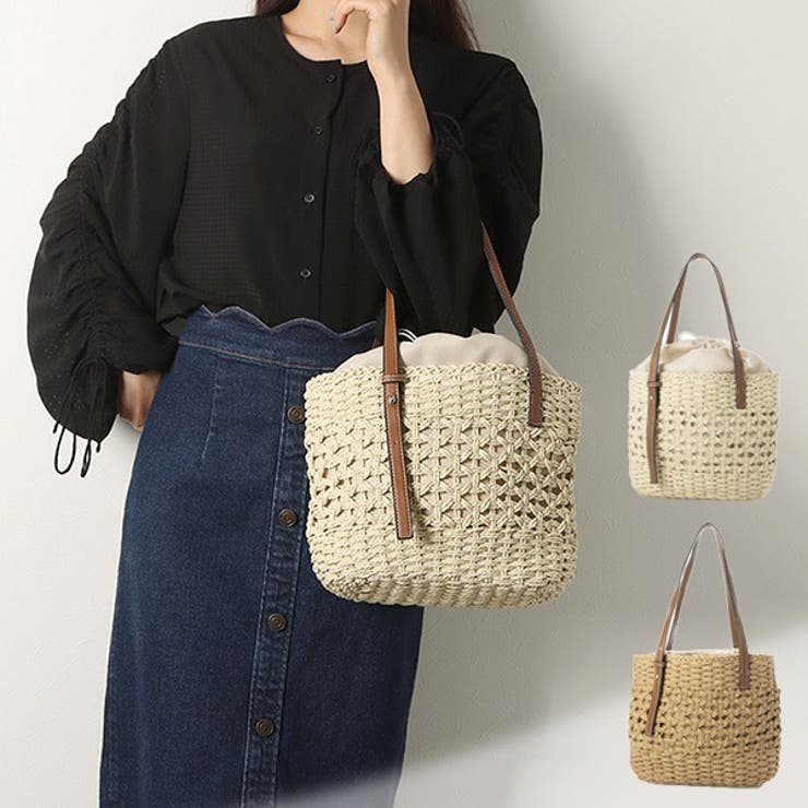 かごバッグ ストローバッグ トートバッグ | STYLEBLOCK | 詳細画像1 
