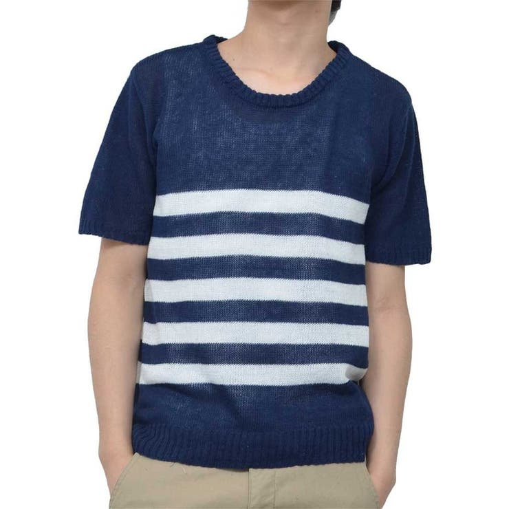 半袖ニット サマーニット セーター 品番 Xv Style Block Men スタイルブロックメン のメンズ ファッション通販 Shoplist ショップリスト
