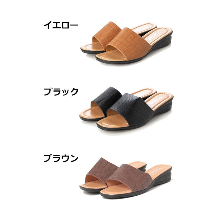 サンダル ウェッジサンダール PUレザー | STYLEBLOCK | 詳細画像2 