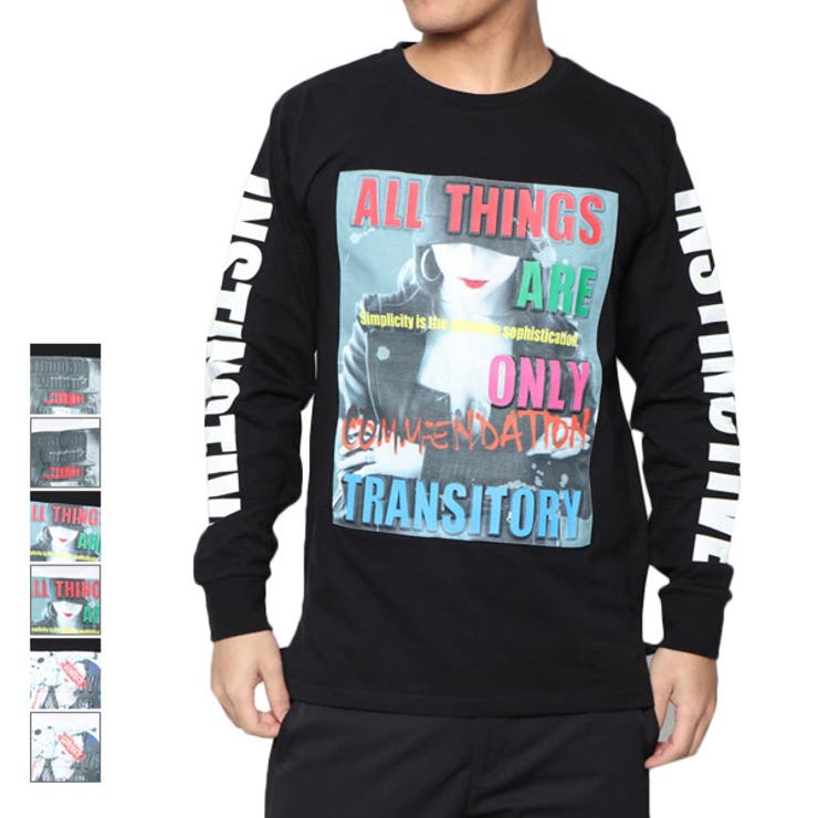 ロンT 長袖Tシャツ カットソー | Style Block MEN | 詳細画像1 