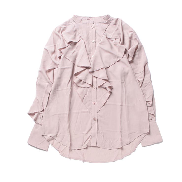 シャツ ブラウス フリル[品番：XV000019092]｜STYLEBLOCK
