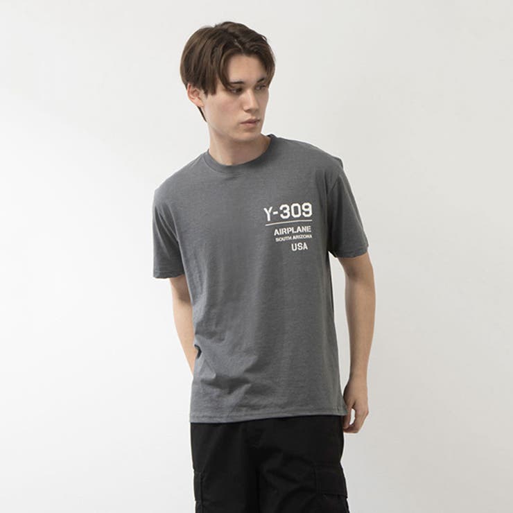 半袖プリントTシャツ(Y309)のフロント