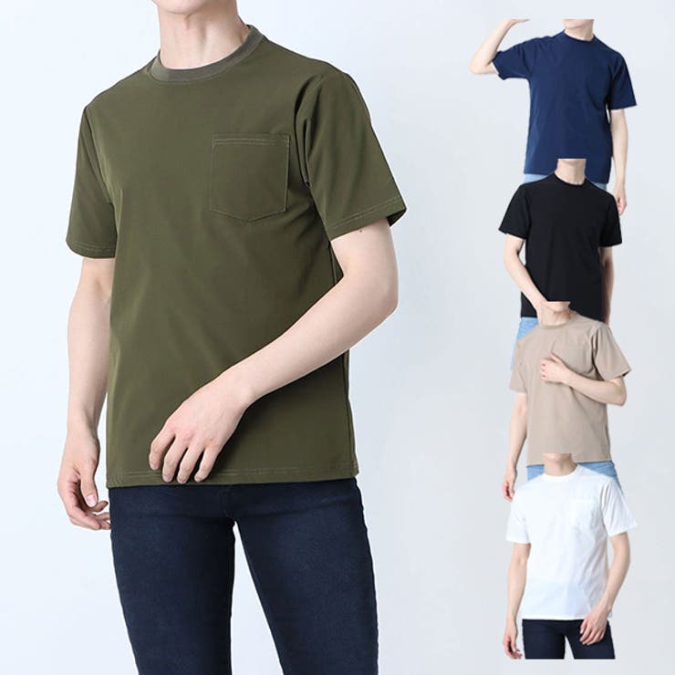 Tシャツ カットソー 無地[品番：XV000016986]｜Style Block MEN