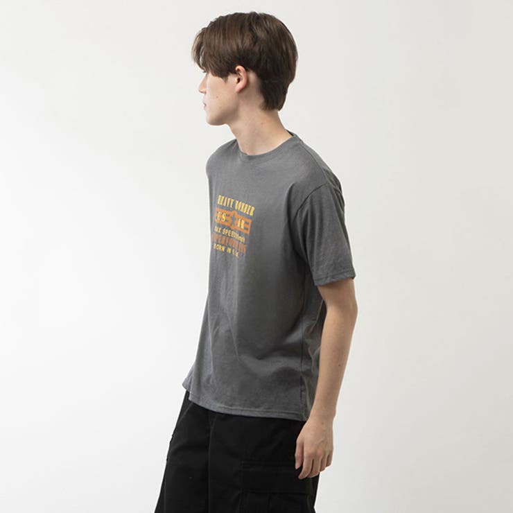 半袖プリントTシャツ(HEAVY)のサイド