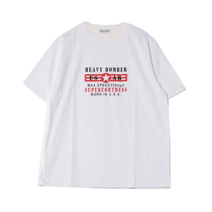 半袖プリントTシャツ(HEAVY)のホワイト