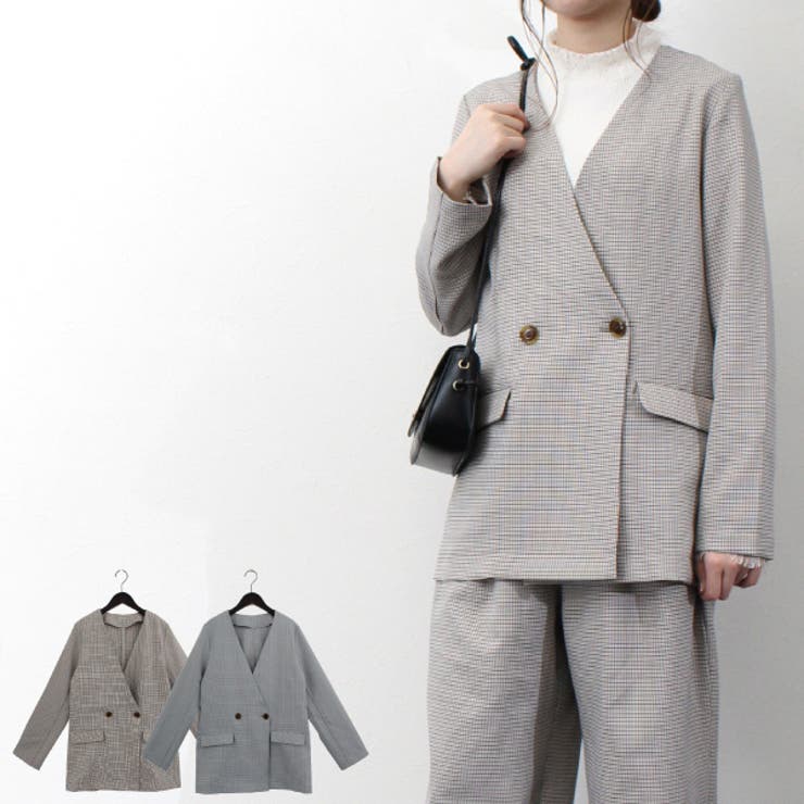 ジャケット ノーカラー セットアップ 品番 Xv Styleblock スタイルブロック のレディース ファッション通販 Shoplist ショップリスト