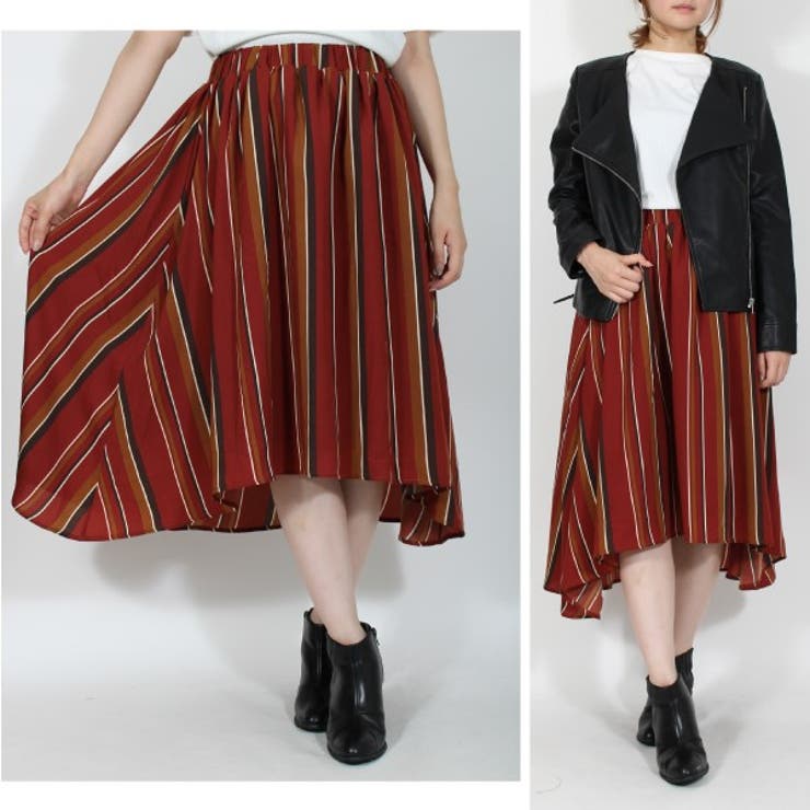 フレアスカート アシンメトリー イレヘム | STYLEBLOCK | 詳細画像4 