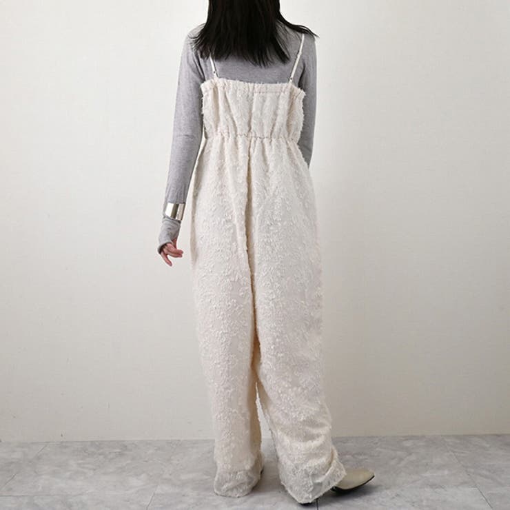 オールインワン サロペットパンツ 花柄[品番：XV000021124