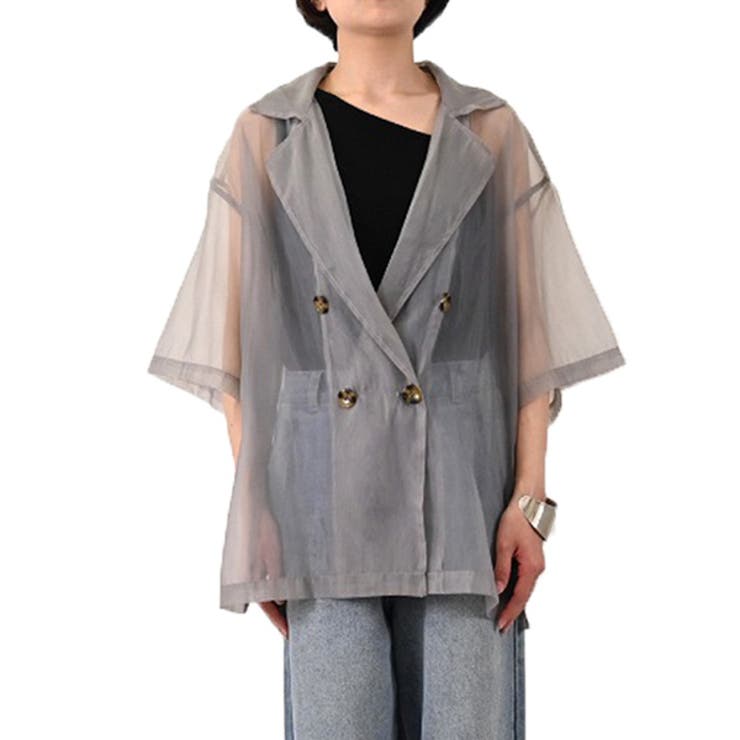 テーラードジャケット ジャケット 5分袖 | STYLEBLOCK | 詳細画像3