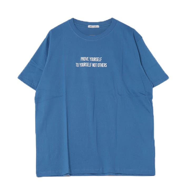 半袖プリントTシャツ(PROVE)のブルー