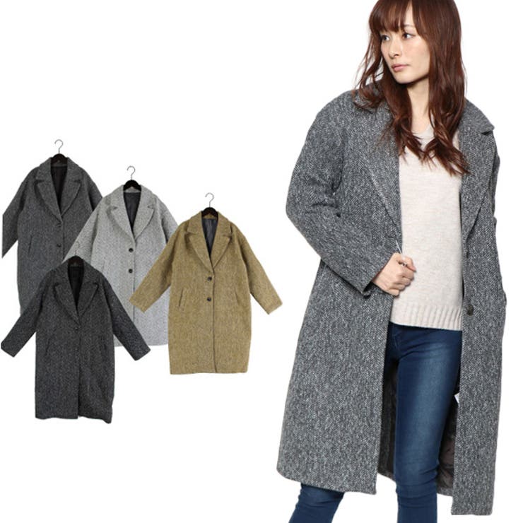 コート チェスターコート ひざ丈 品番 Xv Styleblock スタイルブロック のレディース ファッション通販 Shoplist ショップリスト