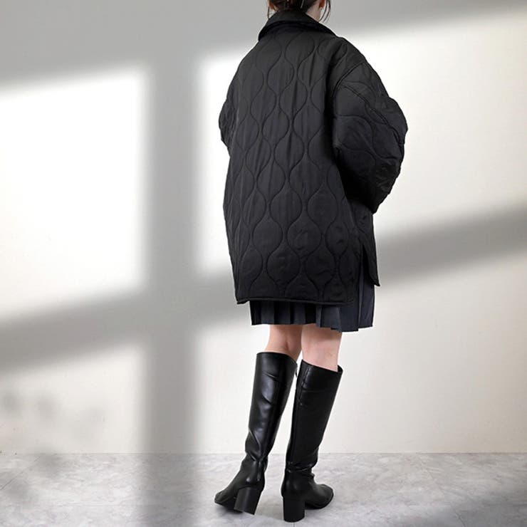 アクネ/カラーブロックブルゾン/スタジャン/裏地キルティング/ビッグ