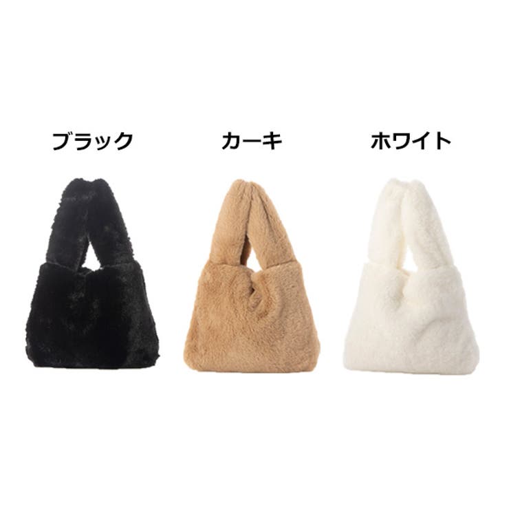 トートバッグ マルシェバッグ ファー | STYLEBLOCK | 詳細画像2 