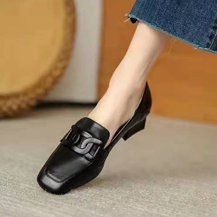 パンプス ローファーパンプス ポインテッドトゥ[品番