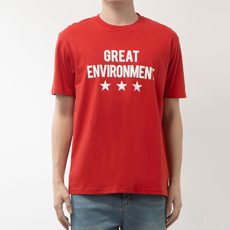 半袖プリントTシャツ(GREAT)のフロント