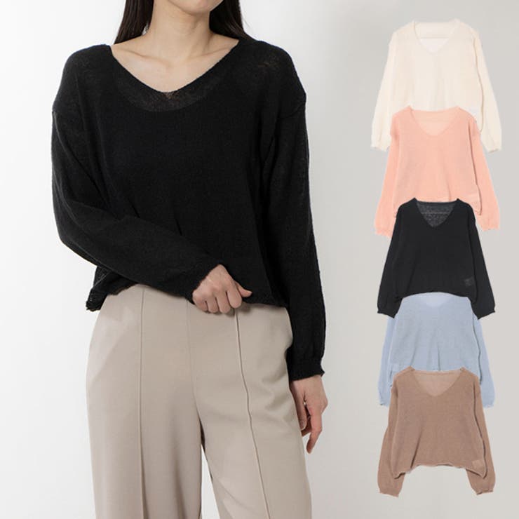 ニット セーター シアー | STYLEBLOCK | 詳細画像1 