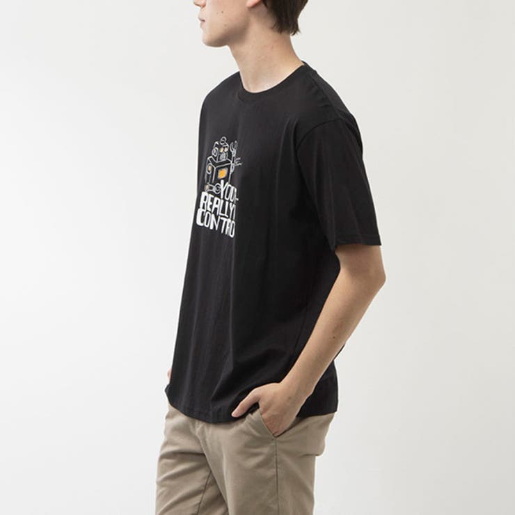 半袖プリントTシャツ(YOU)のサイド