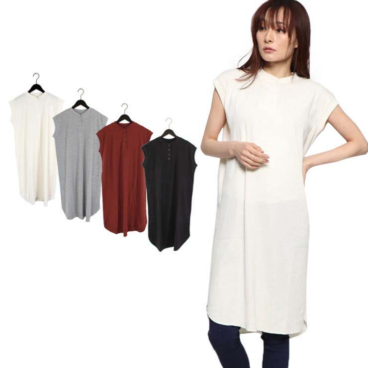 ノースリーブワンピース Aラインワンピース ヘンリーネック 品番 Xv Styleblock スタイルブロック のレディースファッション通販 Shoplist ショップリスト