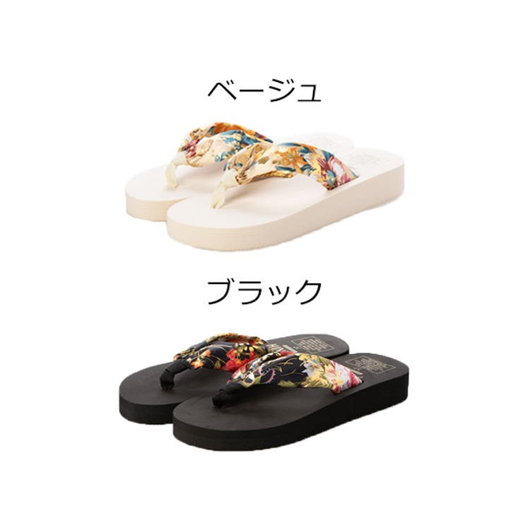 ビーチサンダル トングサンダル 花柄[品番:XV000020897 ビーチサンダル トングサンダル 花柄[品番:XV000020897