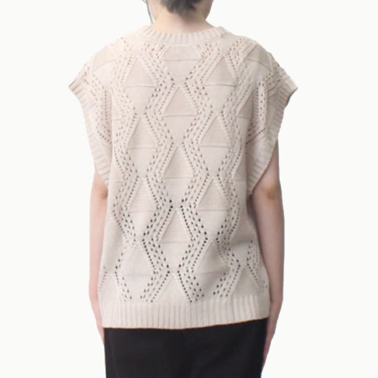 ニットベスト ノースリーブニット ニット | STYLEBLOCK | 詳細画像5 