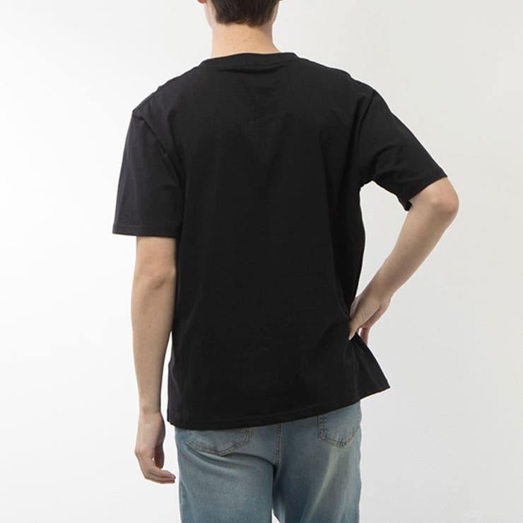 半袖プリントTシャツ(ロックプリント)のバック