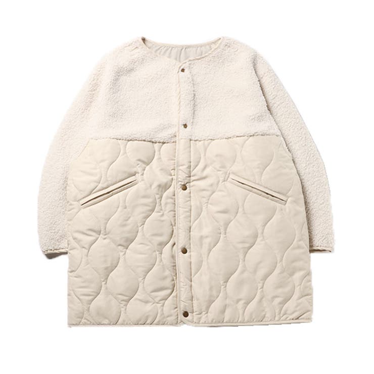 キルティングジャケット コート ミドル丈[品番：XV000019914 