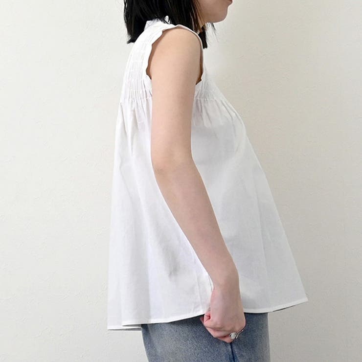 シャツ ブラウス ノースリーブ[品番：XV000021792]｜STYLEBLOCK