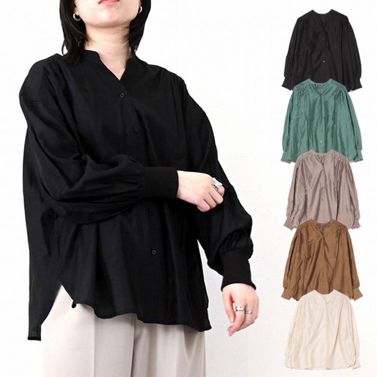 ブラウス シャツ スキッパーブロードブラウス レディース human woman ブラウス シャツ スキッパーブロードブラウス