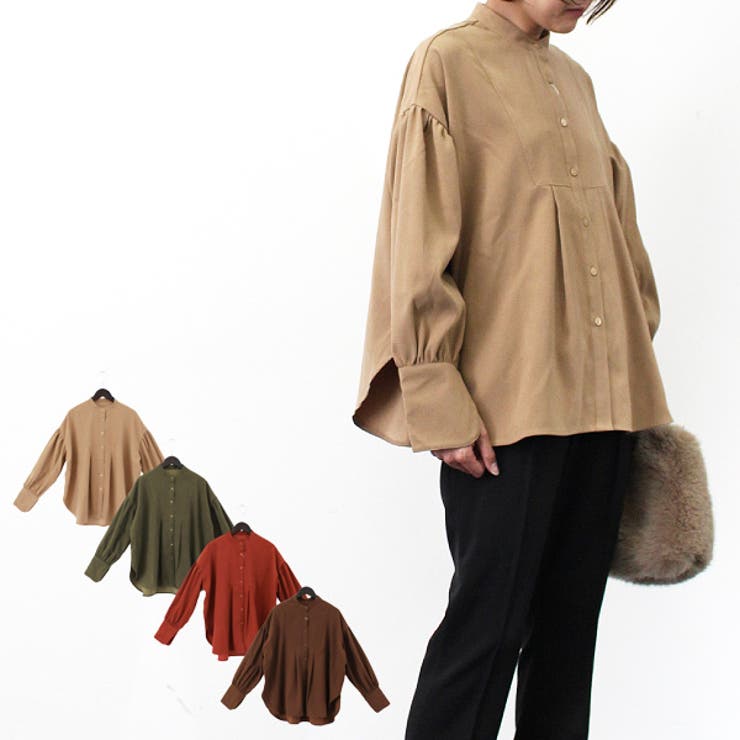 シャツ ブラウス スエード[品番：XV000016442]｜STYLEBLOCK（スタイル