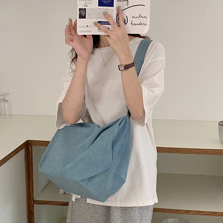 ショルダーバッグ 無地 帆布[品番：XV000017398]｜STYLEBLOCK