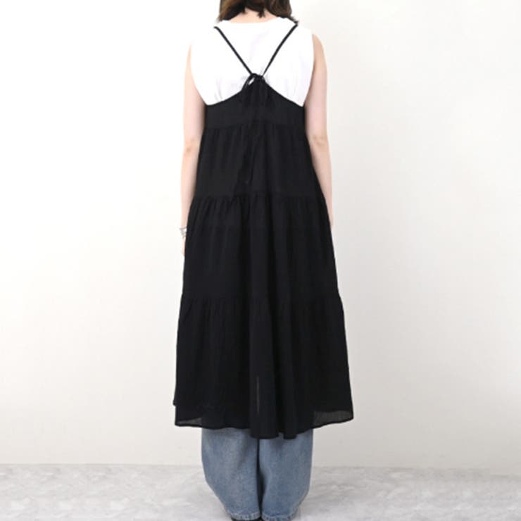 キャミソールワンピース ワンピース ロング[品番：XV000019579