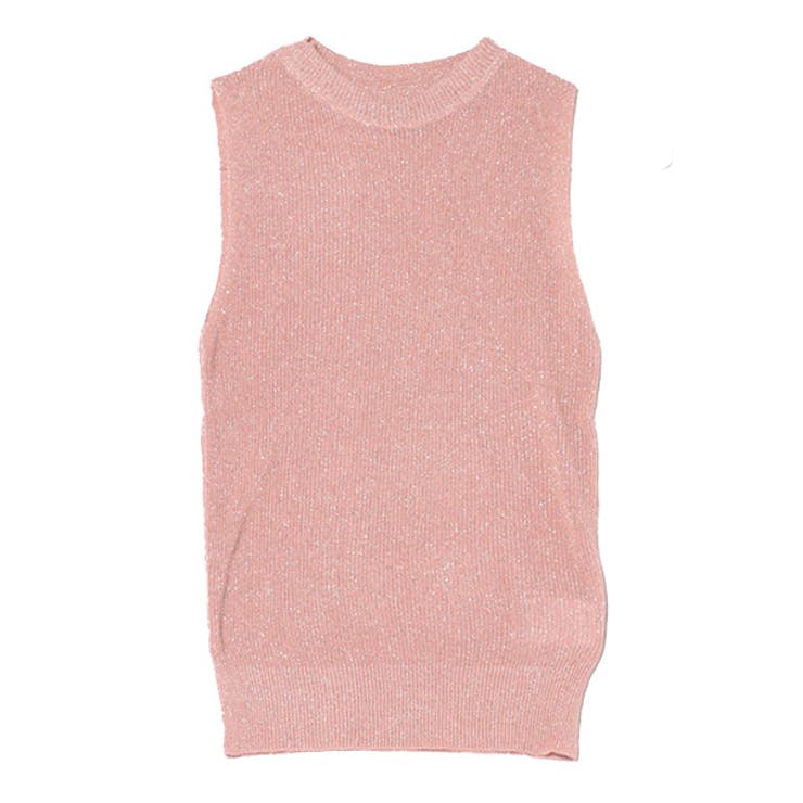 CFCL FLUTED ノースリーブ ニット　ピンク Pierrot ニット セーター シルクタッチウォッシャブル