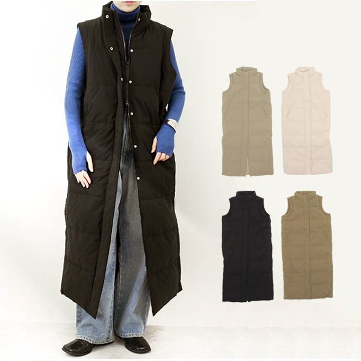 中綿ベスト ベスト ロング 丈[品番：XV000019920]｜STYLEBLOCK（スタイルブロック）のレディースファッション通販｜SHOPLIST（ショップリスト）