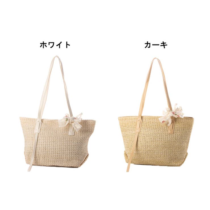 かごバッグ ストローバッグ ショルダーバッグ[品番：XV000018228