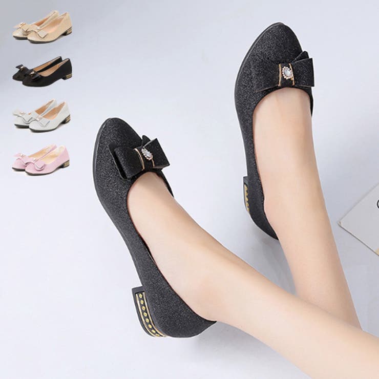 パンプス ポインテッドトゥ ローヒール | STYLEBLOCK | 詳細画像1 