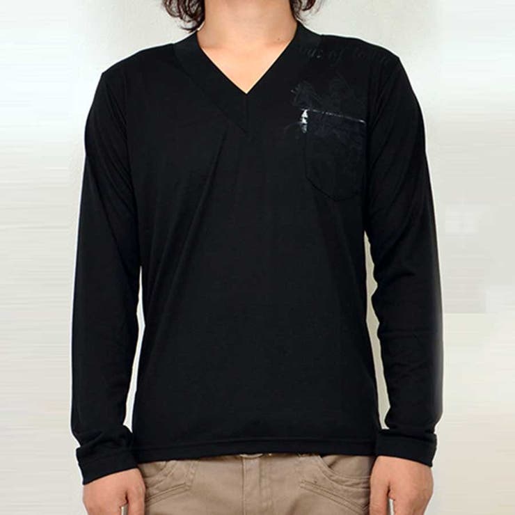 ロンT ロングTシャツ カットソー | Style Block MEN | 詳細画像1 
