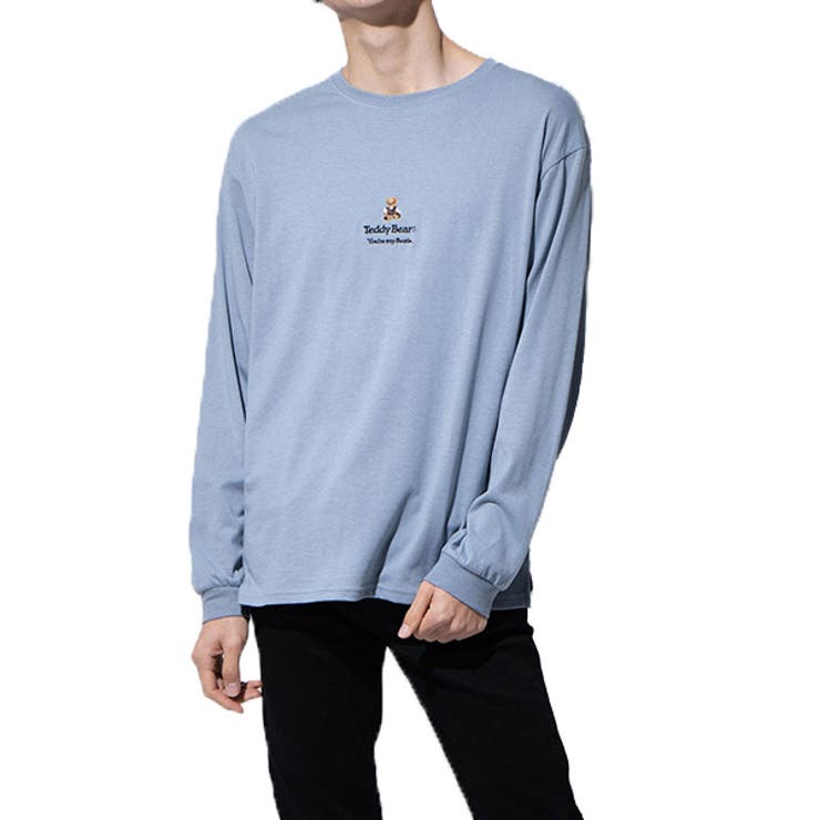 サックス | カットソー ロンT Tシャツ | Style Block MEN