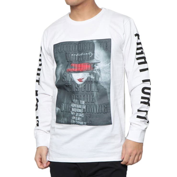 オフホワイトA | ロンT 長袖Tシャツ カットソー | Style Block MEN