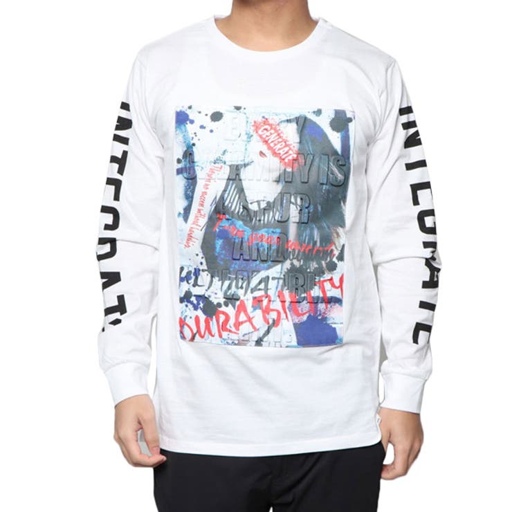 オフホワイトB | ロンT 長袖Tシャツ カットソー | Style Block MEN