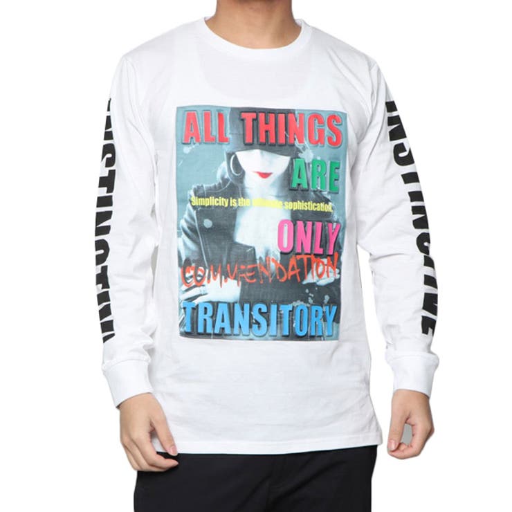 オフホワイトC | ロンT 長袖Tシャツ カットソー | Style Block MEN