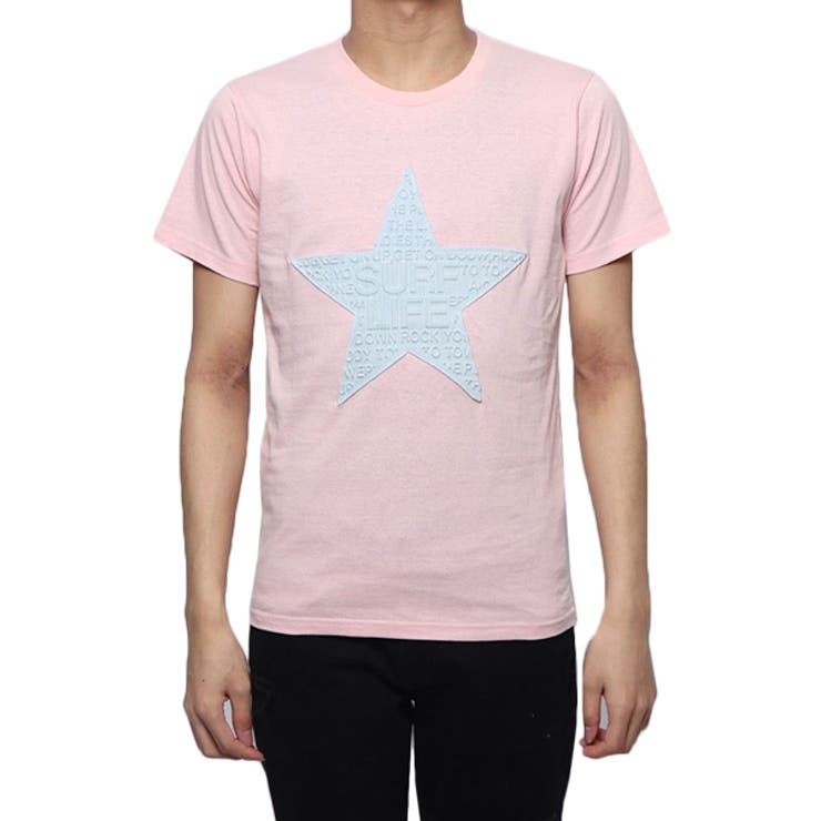 ピンク | デニム カットソー プリント | Style Block MEN