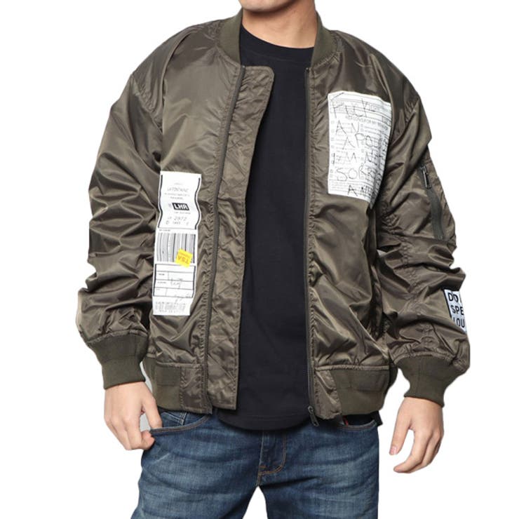 オリーブ | ブルゾン ジャンパー MA | Style Block MEN