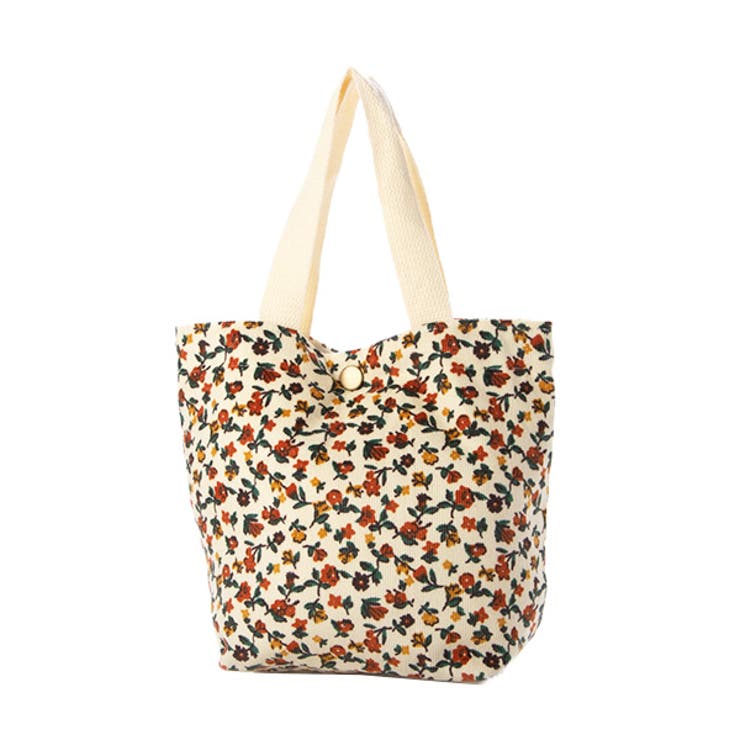 オフホワイト | トートバッグ ランチバッグ 花柄 | STYLEBLOCK