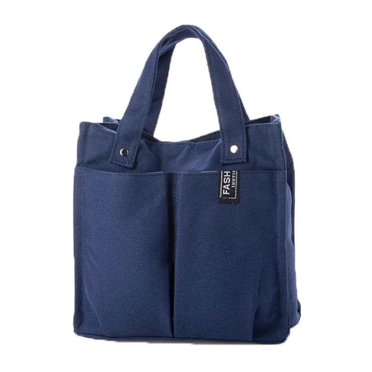 ネイビー | トートバッグ バッグ キャンバス | STYLEBLOCK