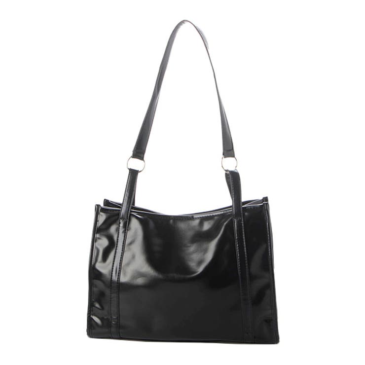 ブラック | ショルダーバッグ トートバッグ 合皮 | STYLEBLOCK