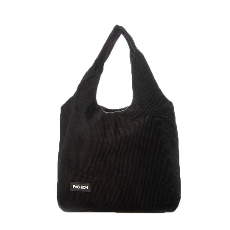 ブラック | トートバッグ バッグ コーデュロイ | STYLEBLOCK