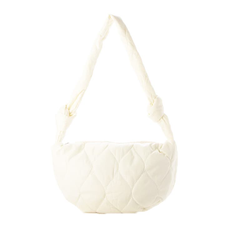 ホワイト | ショルダーバッグ キルティング 布 | STYLEBLOCK