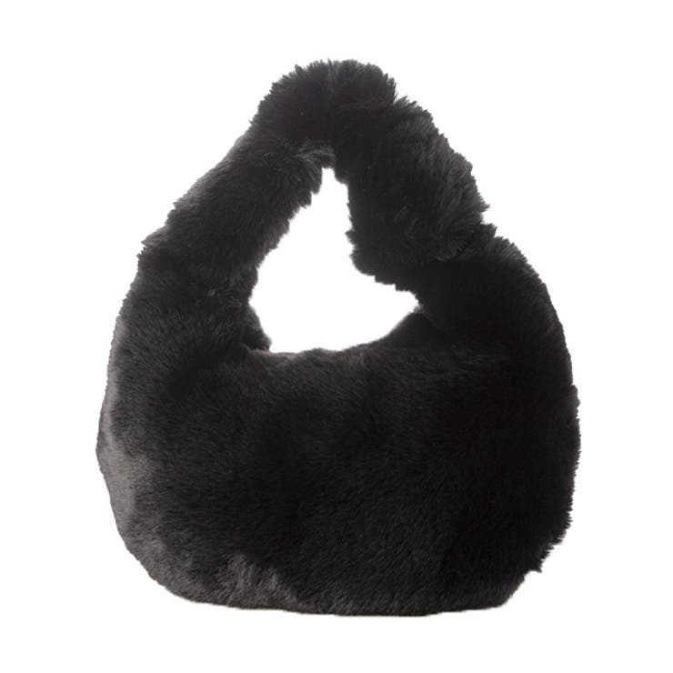 ブラック | トートバッグ ハンドバッグ ファー | STYLEBLOCK