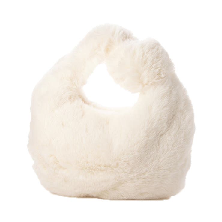 ホワイト | トートバッグ ハンドバッグ ファー | STYLEBLOCK