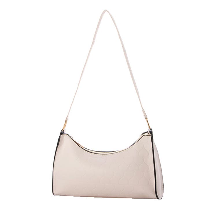 オフホワイト | ショルダーバッグ 肩掛け レザー調 | STYLEBLOCK